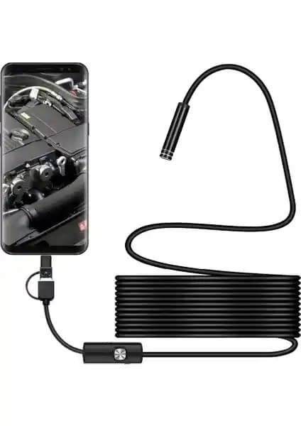 Deha Endoskop Kamerası: Gece Görüşlü, Su Geçirmez ve Mobil Uyumlu Tasarım