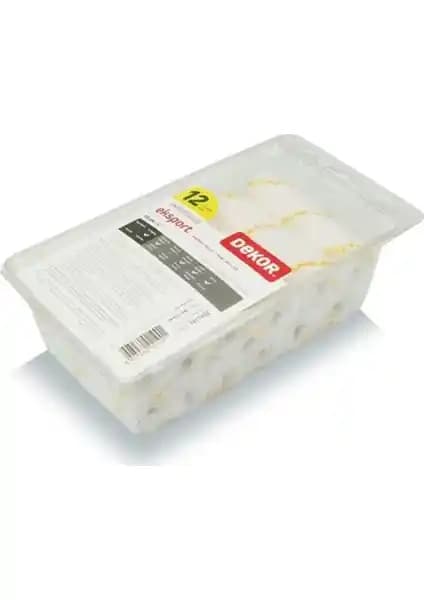 Dekor 2100 Eksport Parmak Rulo Yedeği 12'li - Yüksek Performanslı ve Dayanıklı Boya Rulosu