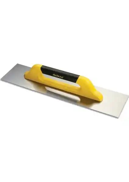 Dekor Alçı Malası Kapalı Plastik Saplı Yay Çeliği 30 Cm 210 İnşaat ve Dekorasyon Uygulamaları İçin