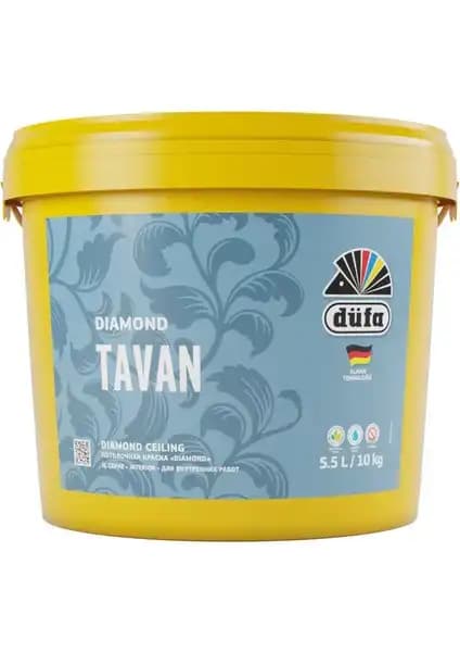 Düfa Diamond Mat Tavan Boyası Beyaz 10 kg Yüksek Performans ve Çevre Dostu Özellikler