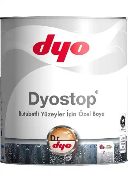 Dyo Dyostop Rutubet ve Nem Boyası İç Mekânlarda Güvenle Kullanılan Çözüm
