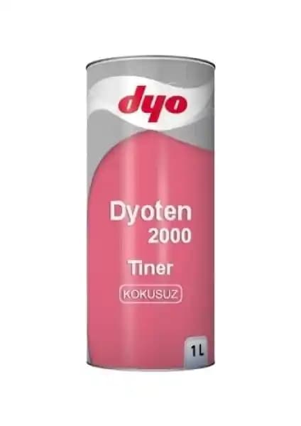 Dyo Dyoten 2000 Kokusuz Tiner Boya ve Solvent İnceltici Temizleyici 1 Litre