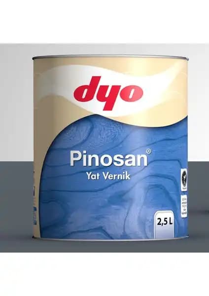 Dyo Pinosan Yat Verniği 2,5 Litre Şeffaf Ahşap Koruma ve Estetik Sağlayan Ürün
