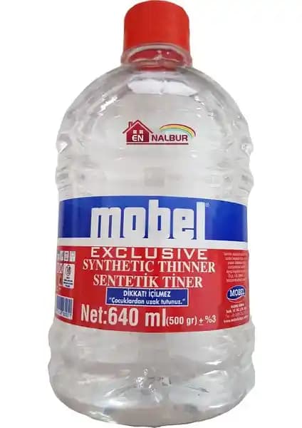 Ennalbur Mobel Sentetik Tiner 640 Ml: Profesyonel ve Pratik Kullanım için İdeal Çözüm