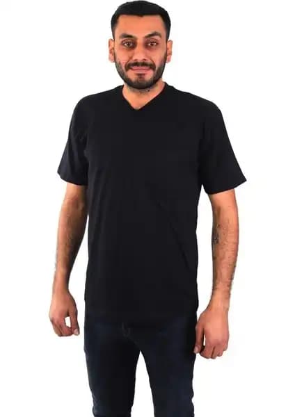 ESERIS Eser V Yaka Kısa Kollu İş Tişörtü Dayanıklı ve Şık Tasarım