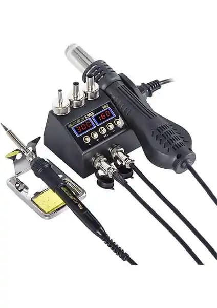 Exeo Sıcak Hava Üflemeli Havya İstasyonu Profesyonel Elektronik Lehimleme Çözümü