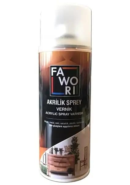 Fawori Akrilik Sprey Vernik Parlak 400 Ml: Dayanıklı ve Estetik Koruma Çözümü
