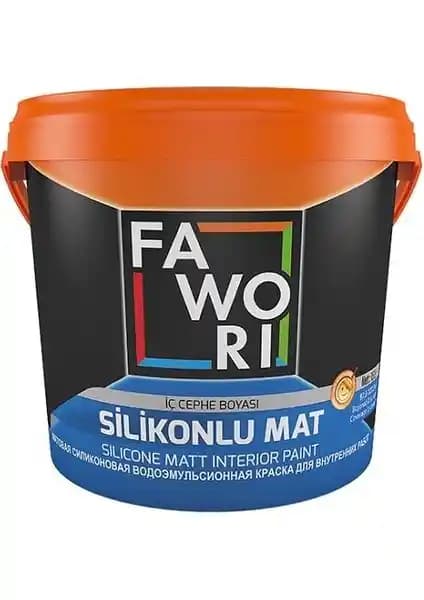 Fawori Silikonlu Mat İç Cephe Boyası 15 Lt: Dayanıklı, Çevre Dostu ve Estetik İç Mekan Boyası