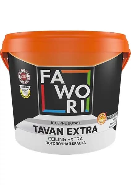 Fawori Tavan Extra Boya Beyaz: İç Mekanlar İçin Yüksek Kaliteli ve Dayanıklı Boya Çözümü