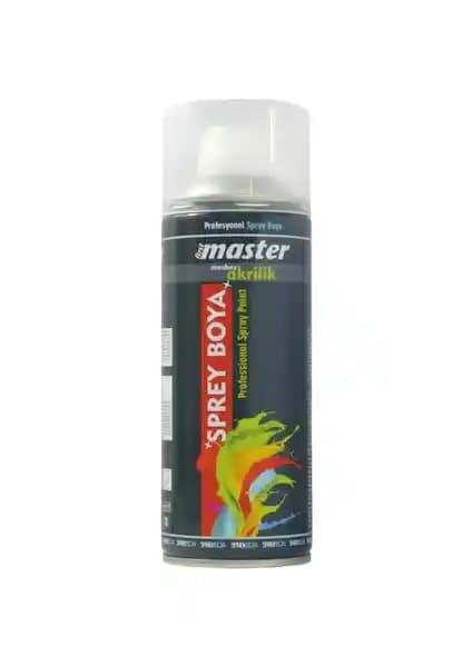 First Master Akrilik Sprey Boya Parlak Beyaz 400 ml - Yüksek Kalite ve Kolay Uygulama