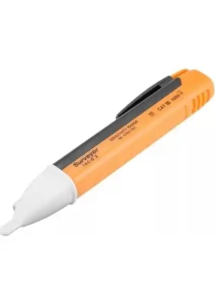 Focus Işıklı ve Sesli Temassız Faz Kontrol Kalemi Elektrik Güvenliği ve Kolay Kullanım İçin