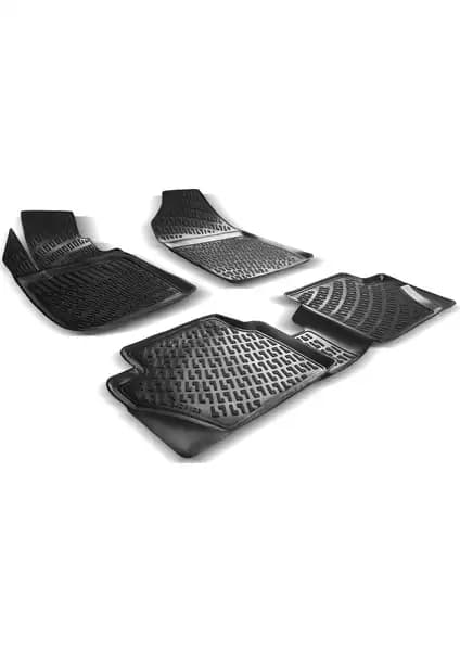 Ford Fiesta 2002-2008 İçin 3D Havuzlu Paspaslar Dayanıklı ve Hijyenik Koruma Sağlar