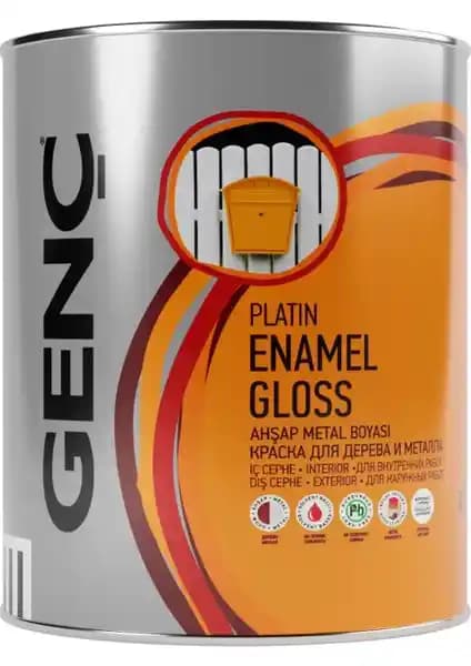 Genç Sentetik Parlak Ahşap ve Metal Boyası 9103 Siyah: Dayanıklı ve Estetik Yüzey Kaplama Çözümü