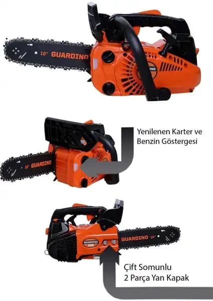 Guardino G250 Motorlu Testere: Hafif ve Güçlü Tasarımıyla Bahçe ve Ağaç Kesiminde Ideal Çözüm