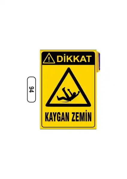 Gündoğdu Kaygan Zemin Uyarı Levhası Güvenliği Artıran Dayanıklı ve Kolay Kullanımlı Çözüm