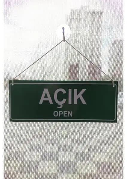 Hepenuygun Vantuzlu Açık Kapalı Kapı Tabelası İşletmeler İçin Pratik ve Dayanıklı Çözüm