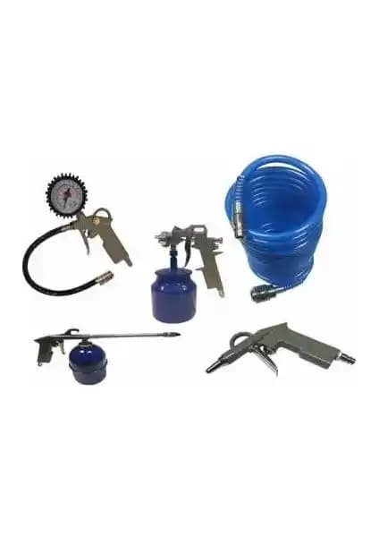 Hyundai 5 Parça Hava Kompresörü Aksesuar Seti Çok Yönlü ve Dayanıklı Tasarım