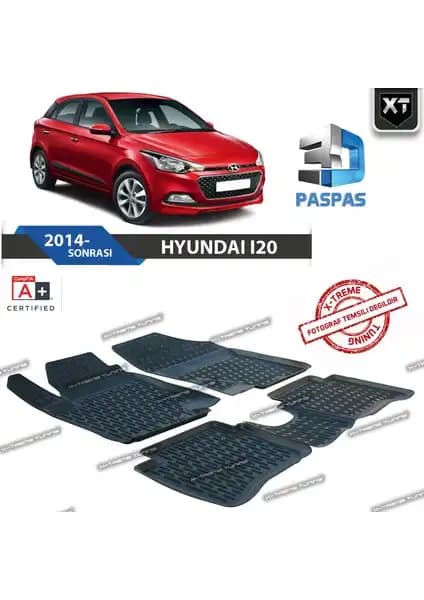 Hyundai i20 2014 ve Sonrası İçin Uygun 3D Havuzlu Paspaslar En İyi Koruma ve Temizlik Çözümü