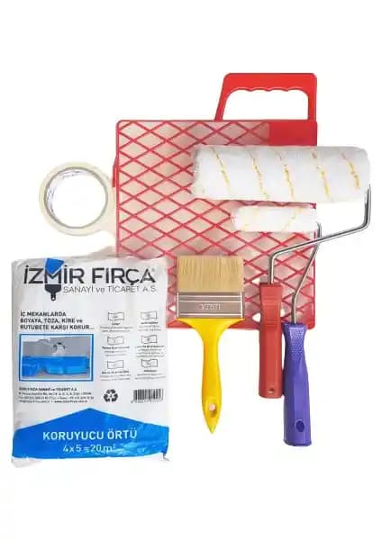 İzmir Fırça Marmara Boyacı Seti 20 cm ile çeşitli boya projeleri için kapsamlı çözüm