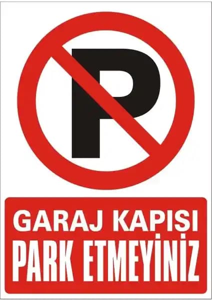 İzmir Serigrafi Garaj Kapısı Uyarı Levhası Güvenliği Artıran Dayanıklı ve Kolay Kullanımlı