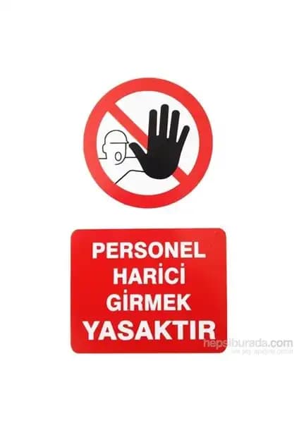 İzmir Serigrafi PVC Levha Güvenlik ve Uyarı Amaçlı Dayanıklı Çözüm
