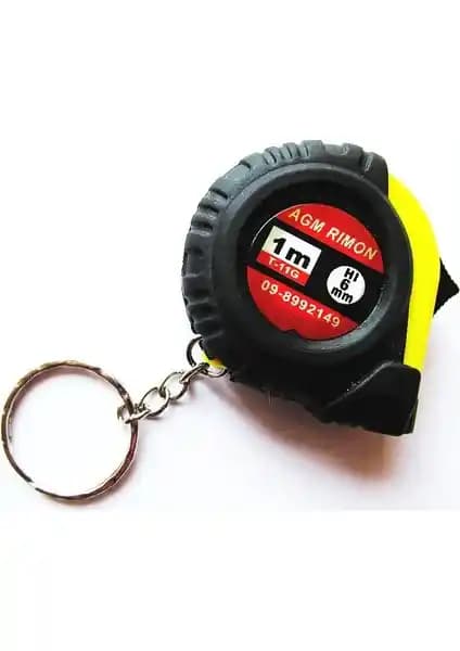 Jokey Kırtasiye Anahtarlık Cep Şerit Metre 100 cm Pratik ve Kullanışlı Ölçüm Çözümü