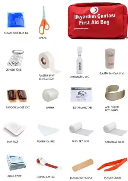 Kkdavm İlk Yardım Çantası ve Acil Müdahale Seti Güvenli ve Taşınabilir Çözüm