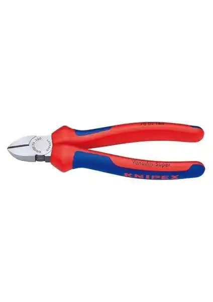 Knipex 70 02 125 Yan Keski: Dayanıklı ve Çok Yönlü Elektrik ve Elektronik Kesim Aracı