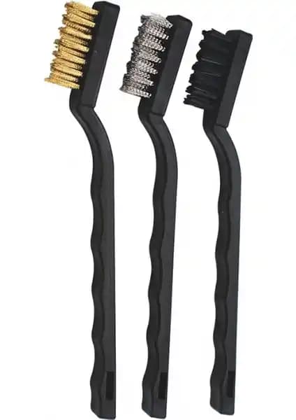 Knitex KTX-2487 Tel Fırça Seti 3'lü Çok Yönlü Temizlik ve Bakım Araçları