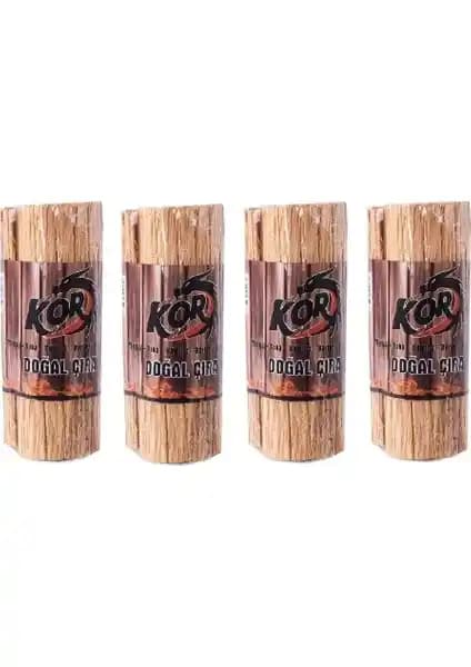 Kor Doğal Çıra Mangal Şömine ve Barbekü Tutuşturucu Seti - Kolay ve Güvenilir Tutuş Sağlar