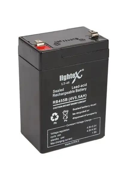 Lightex LT-45 4V 5.5Ah Bakımsız Işıldak Akü: Dayanıklı ve Güvenilir Enerji Kaynağı