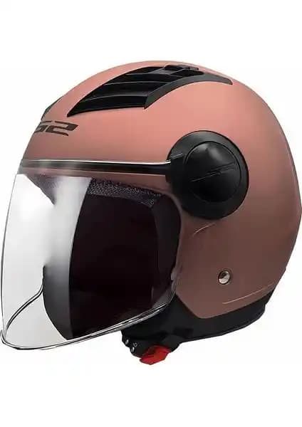 LS2 Airflow Rose Gold Açık Motosiklet Kaskı Güvenlik ve Tasarımın Şık Buluşması