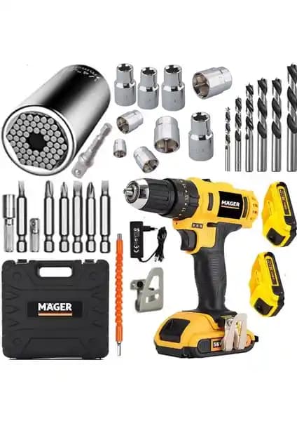 Mager Alman Darbeli Metal Şanzıman ve Gator Grip ile Güç ve Pratiklik Bir Arada