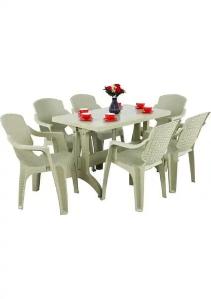 Mandella Zeugma 70x120 Golf Masa ve Koltuk Takımı Dış Mekanlar İçin Dayanıklı ve Şık Tasarım
