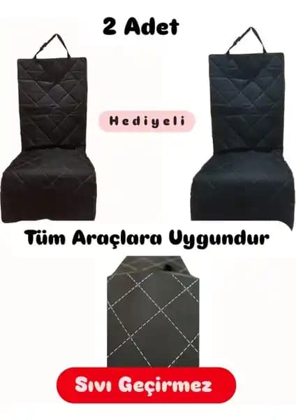 Markaflex 2 Adet Araba Koltuk Kılıfı Seti Sıvı Geçirmez ve Estetik Tasarım