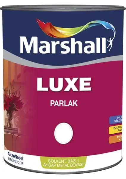 Marshall Luxe Parlak Beyaz 0.75 L Boya ile Estetik ve Dayanıklılık Sağlayan Çözüm