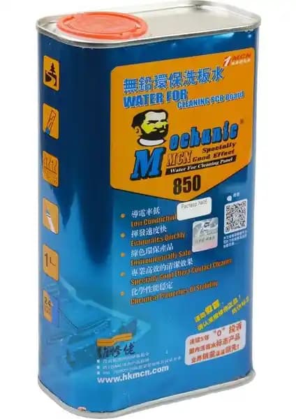 Mechanic MCN 850 PCB Flux Temizliyici: Güçlü ve Güvenilir Elektronik Temizlik Çözümü