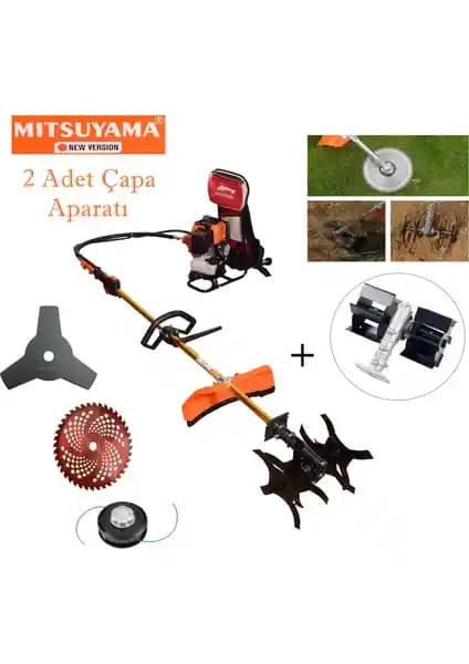 Mitsuyama Japon Toprak Çapalama Makinesi ve Sırt Tırpan Seti: Güçlü ve Çok Yönlü Bahçe Çözümleri