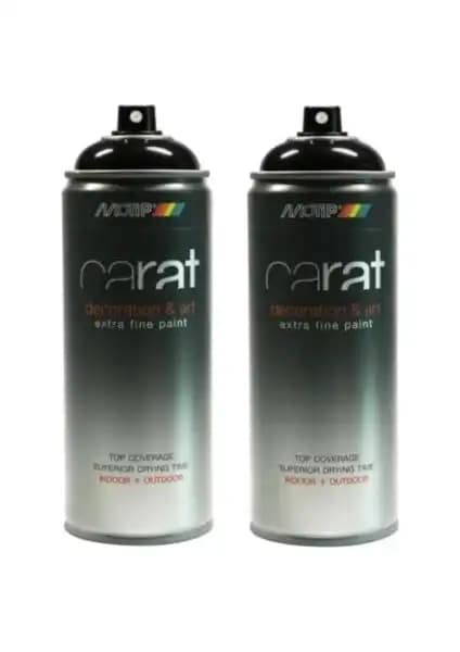 Motip Carat RAL9005 Siyah Mat Sprey Boya: Yüksek Dayanıklılık ve Estetik İçin Uygun Çözüm