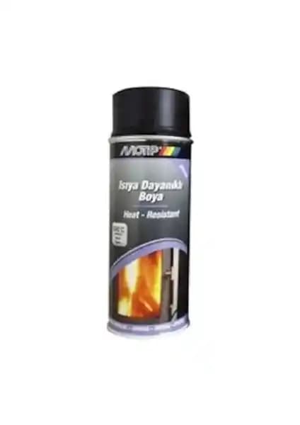 Motip Isıya Dayanıklı Siyah Mat Sprey Boya 400 ml Yüksek Sıcaklıklara Uygun Çözüm