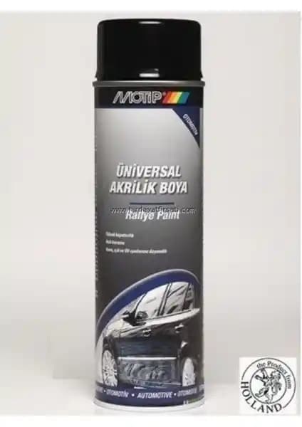 Motip ısıya Dayanıklı Sprey Boya 400 ml Siyah Otomotiv ve Endüstriyel Uygulamalar İçin