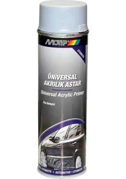 Motip Universal Akrilik Astar 500 ml: Pas Önleyici ve Yüzey Hazırlama Ürünü