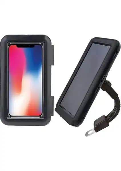 Motosiklet Aynasına Uygun, Güvenli ve Ayarlanabilir Telefon Tutucu Çözümü
