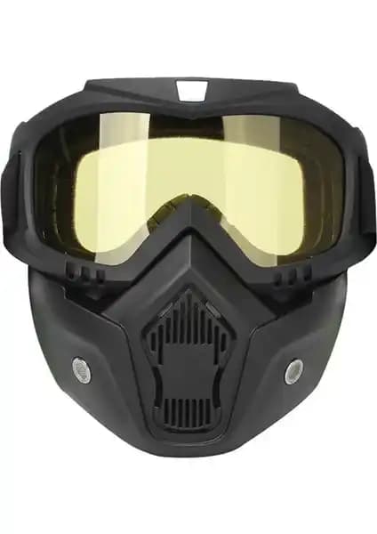 Motosiklet Kullanıcıları İçin Güvenlik ve Konfor Sunan Açık Yüz Maskesi Özellikleri