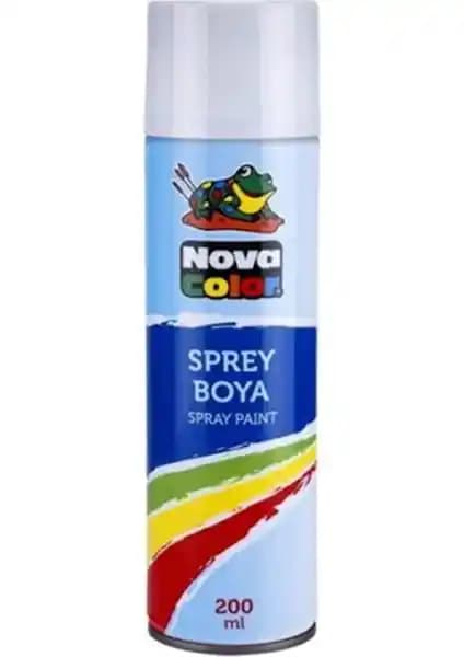 Nova Color Sprey Boya 200 ml Beyaz NC-804: Yüzeyler İçin Hızlı ve Pratik Boyama Çözümü