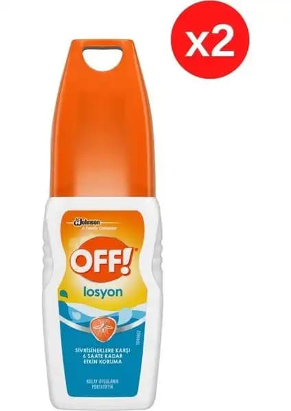 Off Off! Sinekkovar Losyon 100 ml çift paket ile etkili yaz sivrisinek koruması