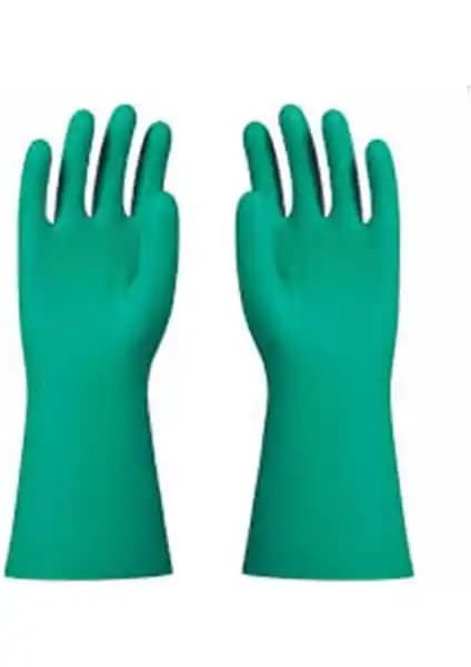 Özbay Nitril Asit Eldiveni Yeşil: Kimyasal Koruma ve Güvenlik için Uygun Çözüm