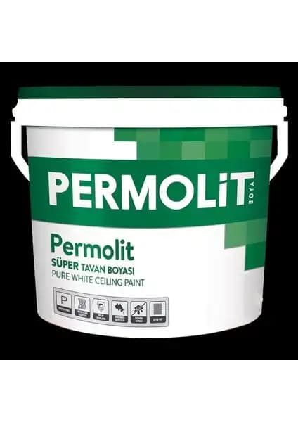 Permolit Süper Tavan Boyası 10 kg İç ve Dış Mekanlar İçin Yüksek Kalite Boya