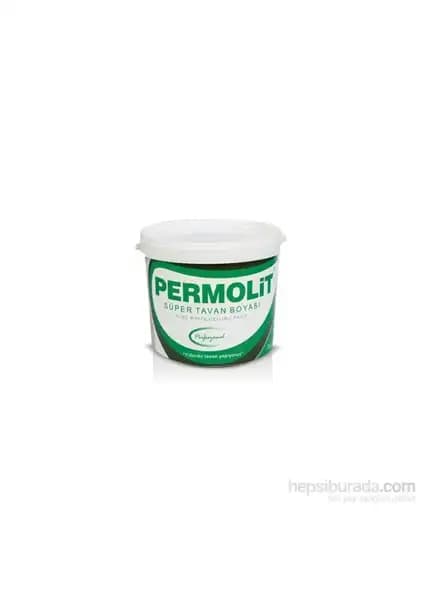 Permolit Tavan Boyası Beyaz 3,5 Kg İç Mekanlar İçin Yüksek Kapatıcılık ve Dayanıklılık Sağlayan Ürün