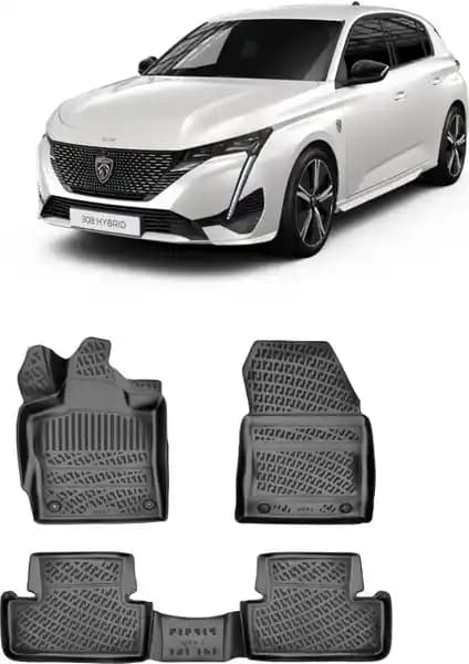 Peugeot 308 2022 Sonrası Rizline 3D Havuzlu Siyah Paspasların Özellikleri ve Avantajları